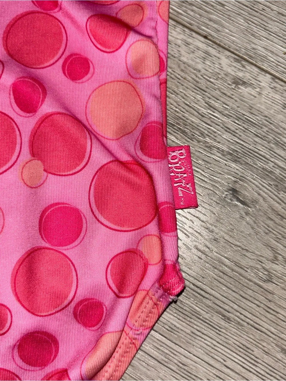 Y2K Bratz Girls Swim Suit Size 7/8 Pink One Piece